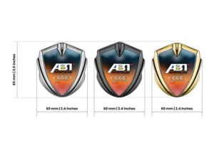 Audi 3D Emblem Abzeichen Robustes Schickes Design